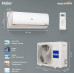 Air Conditioner: Haier 1 Ton 3 Star, Wi Fi, Inverter Split AC (Copper, Convertible 7 in 1 Cooling Modes 
